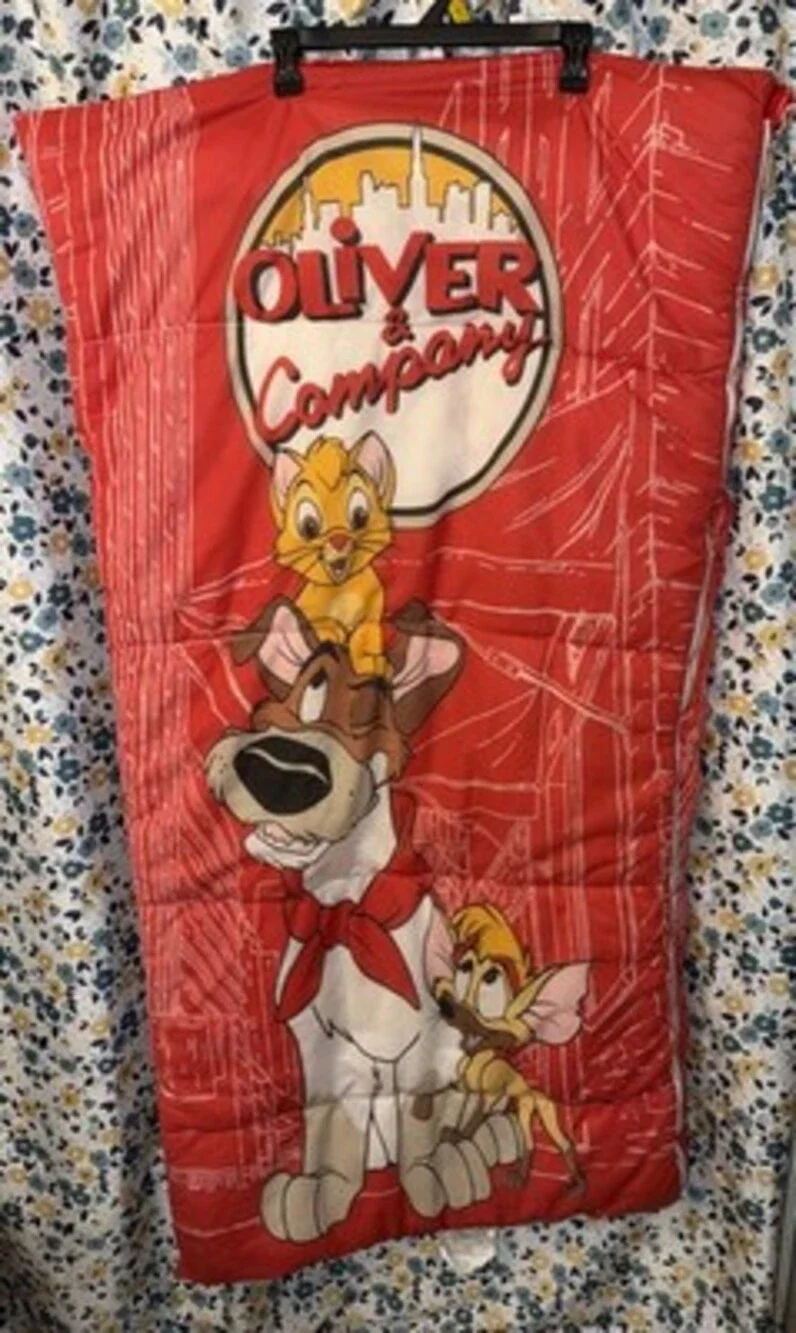 Vintage Oliver And Company Sleeping Bag (Hole On The Bottom) 54’’ X 30’’ Zipped